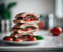 Tomato, Basil, and Olive Tapenade Panini