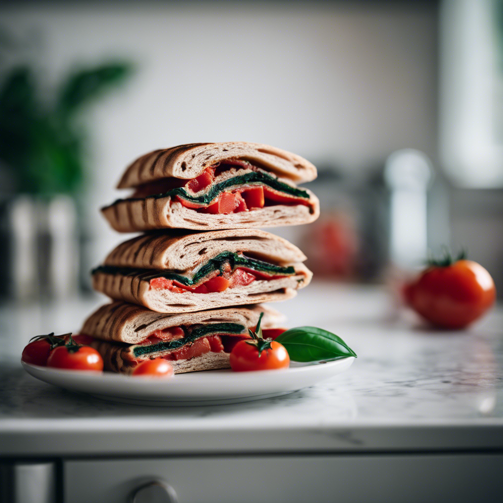 Tomato, Basil, and Olive Tapenade Panini